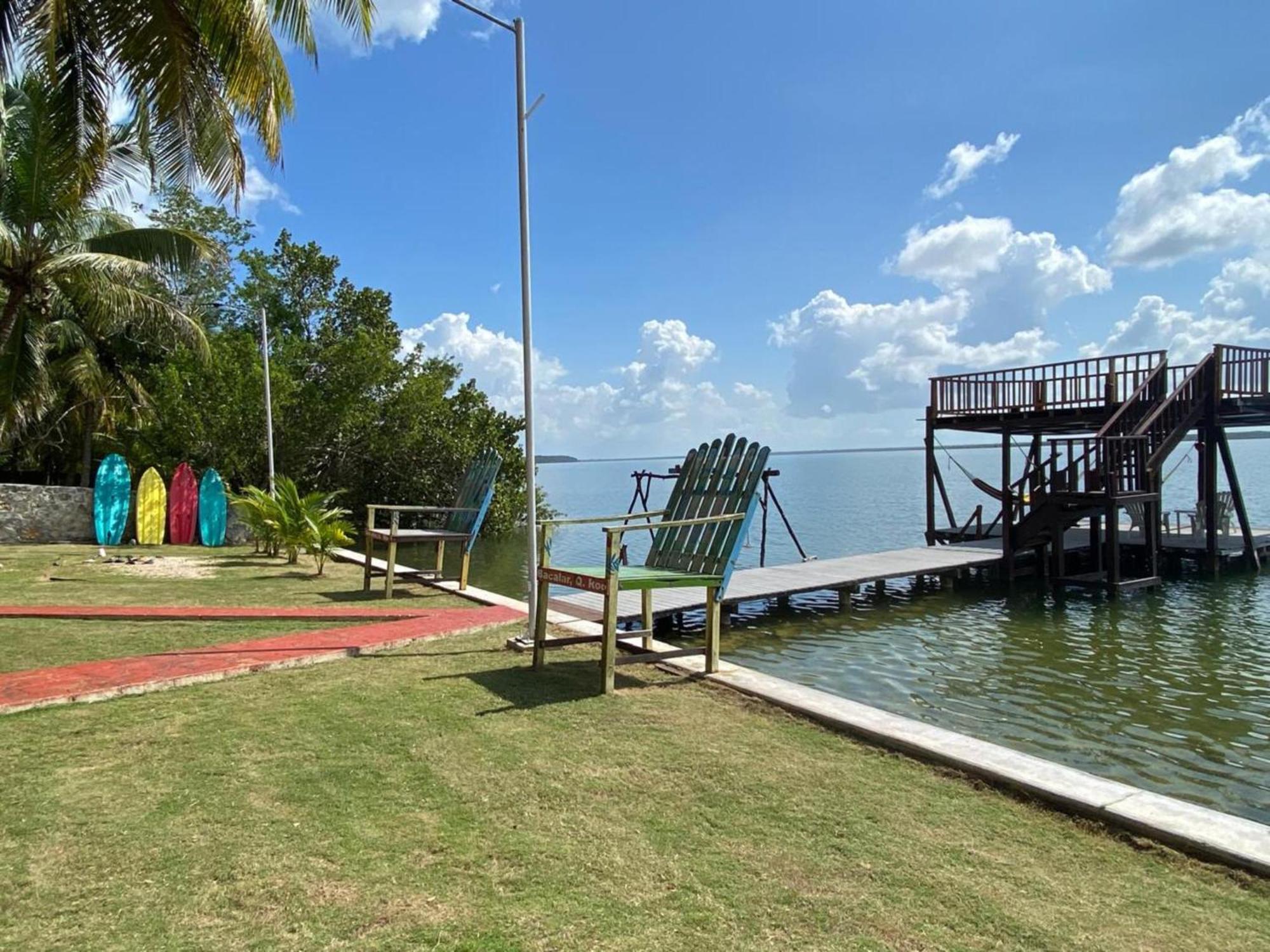 Coras Place Bacalar Lagoon Front Eksteriør bilde