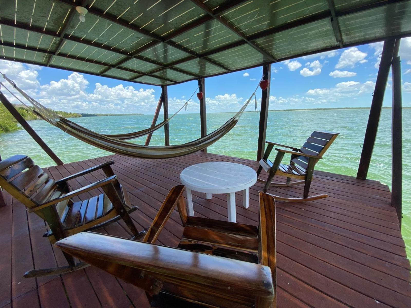 Coras Place Bacalar Lagoon Front Eksteriør bilde
