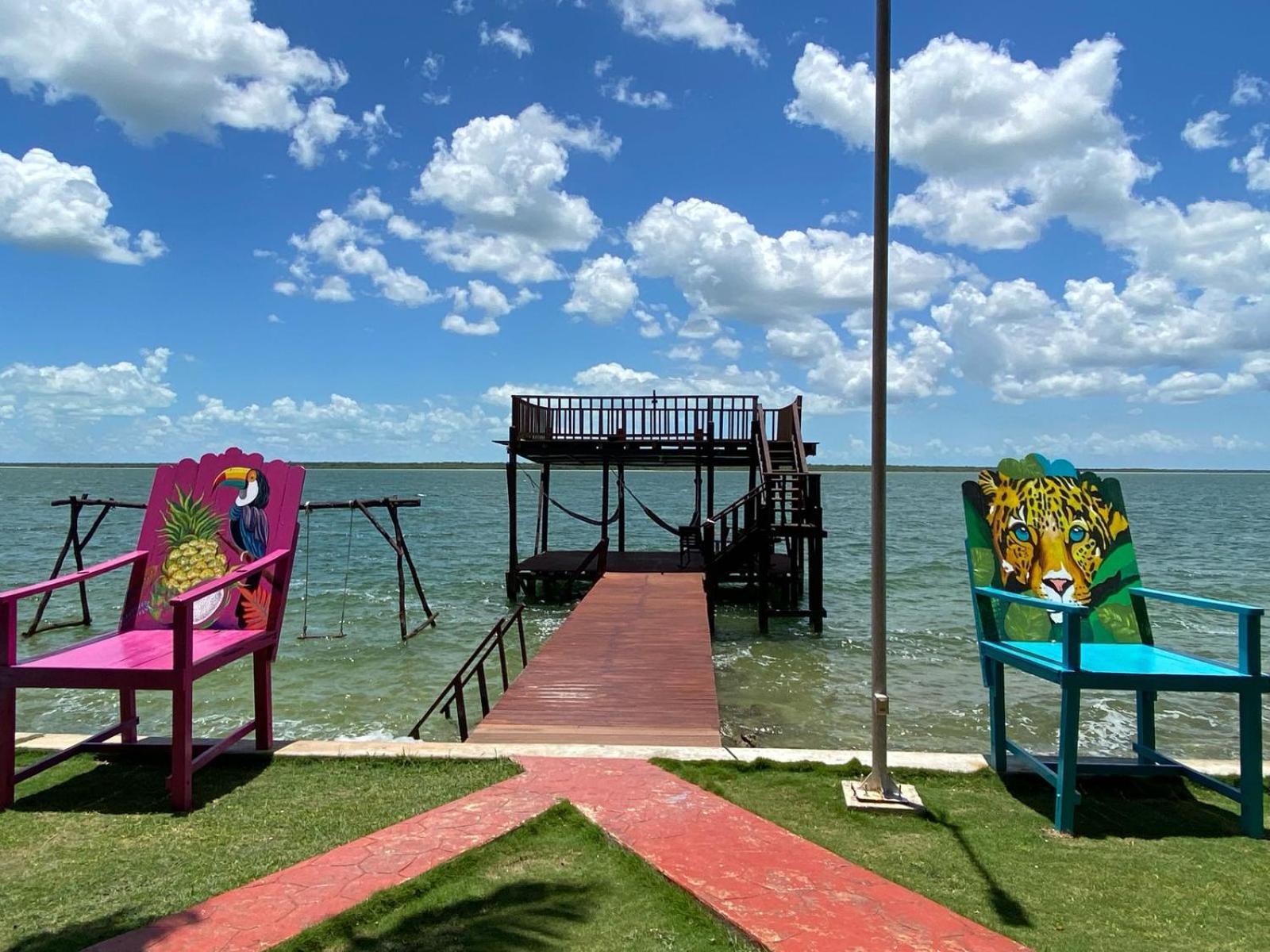 Coras Place Bacalar Lagoon Front Eksteriør bilde